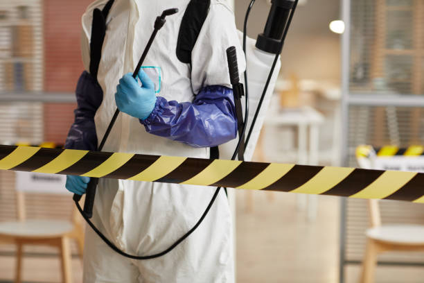 Professional Biohazard technician working in Mason, TX